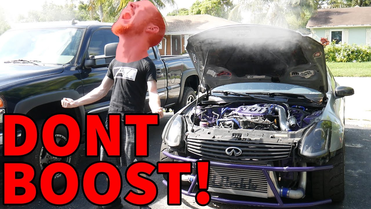 Why You Should NOT BOOST Your G35 or 350Z...