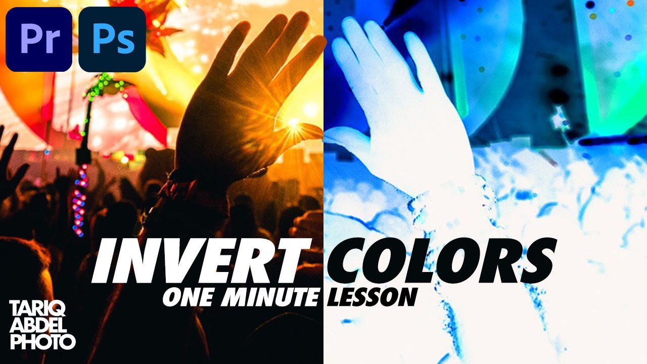 INVERT COLORS IN YOUR VIDEOS AND PHOTOS (PREMIERE PRO & PHOTOSHOP TUTORIAL)
