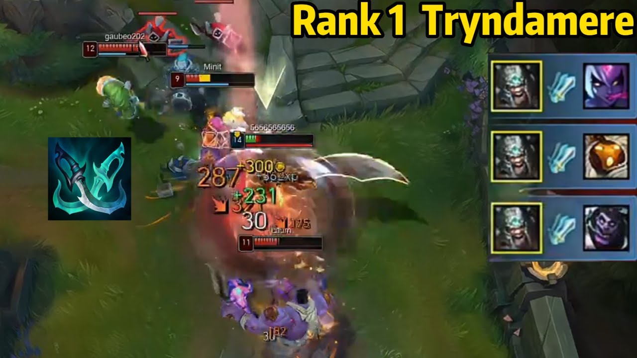 Rank 1 Tryndamere: Tryndamere Looks SO STRONG in New Patch! (Split 2)