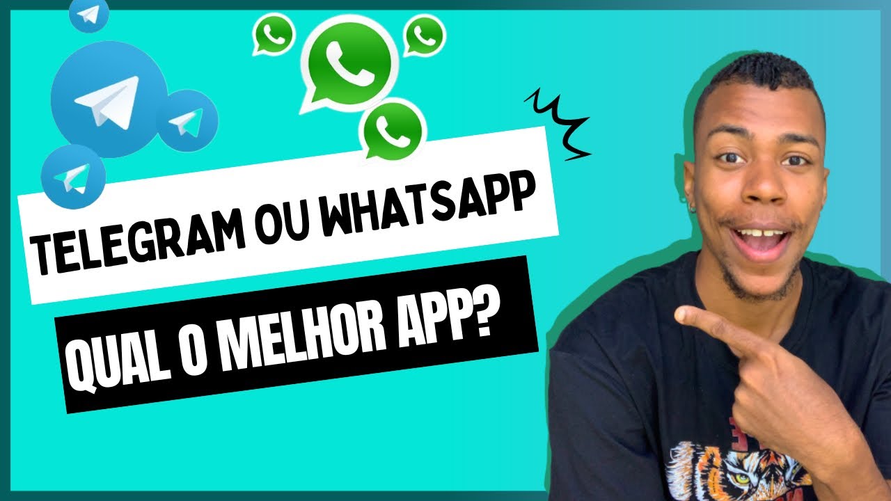TELEGRAM ou WHATSAPP, qual o MELHOR APLICATIVO?