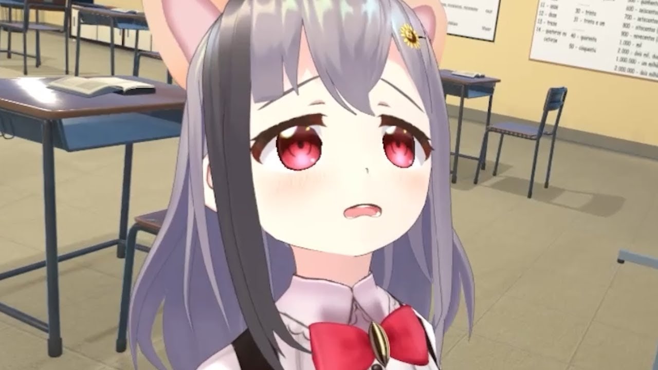 ensinando portugu&ecirc;s pra uma youtuber virtual japonesa