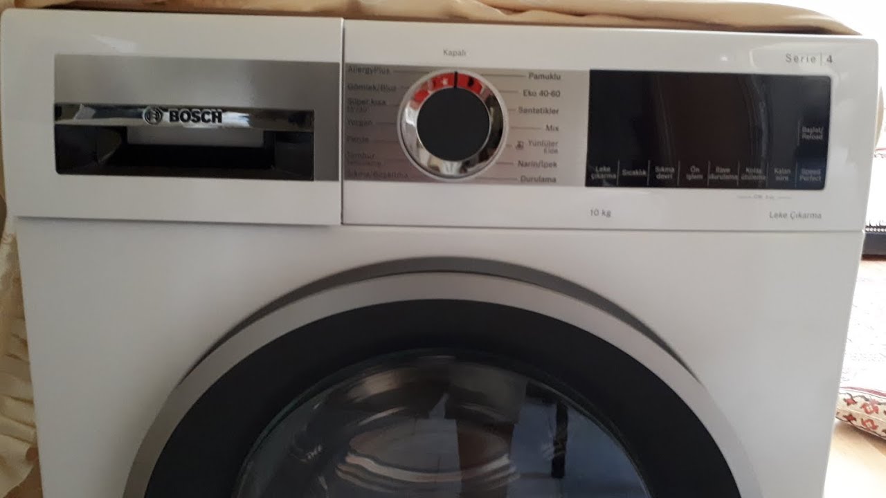 Yıkamasını görünce şok oldum :D Bosch Serie 4 10 kg çamaşır makinesi WGA25200TR