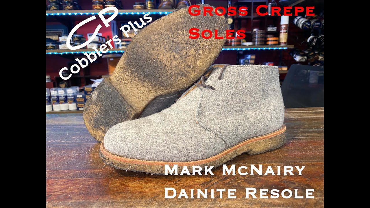 Mark McNairy switch from a Plantation Crepe Sole to Dainite Rubber soles and in Red!!