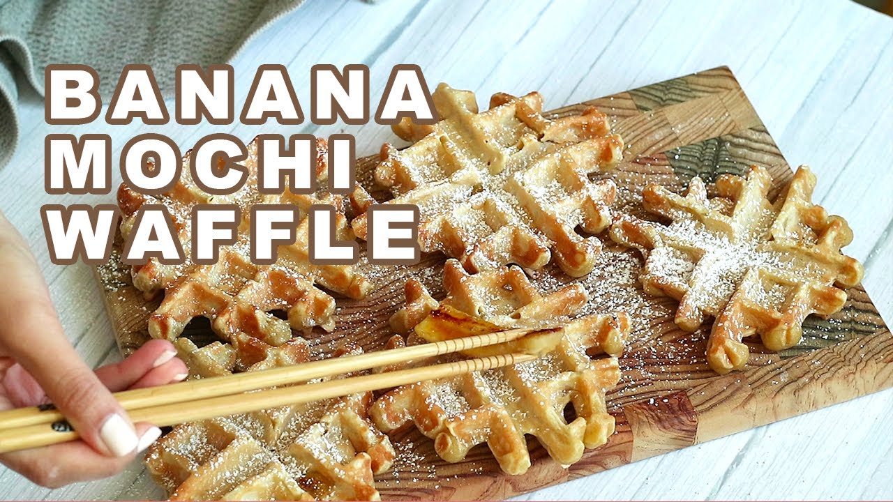 HOW TO MAKE BANANA MOCHI WAFFLES (under 30 minutes!)