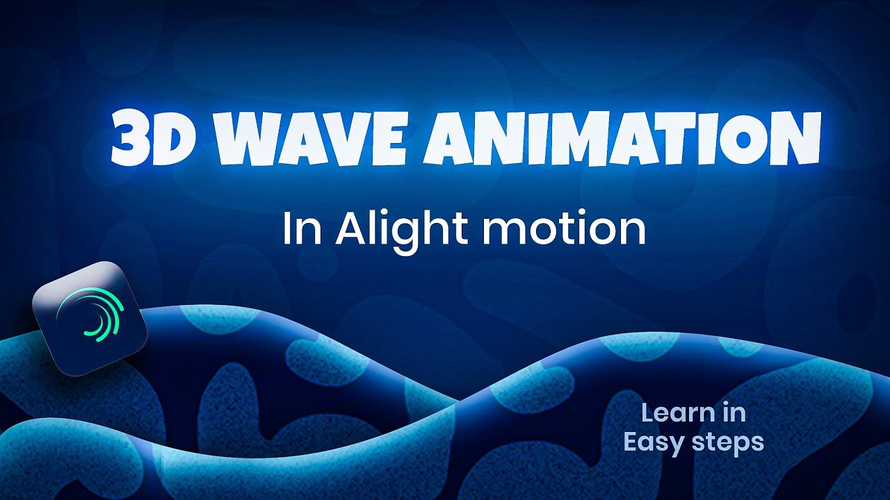 Create Stunning 3D Wave Effect in Alight Motion (Beginner Friendly)