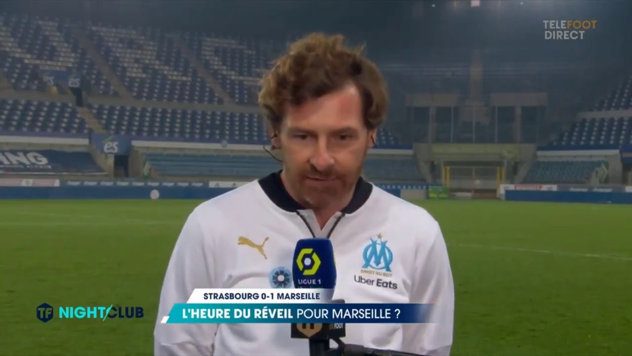 Strasbourg 0-1 OM &bull; Les deux gros craquages de Villas Boas en conf&eacute;rence &bull; HD
