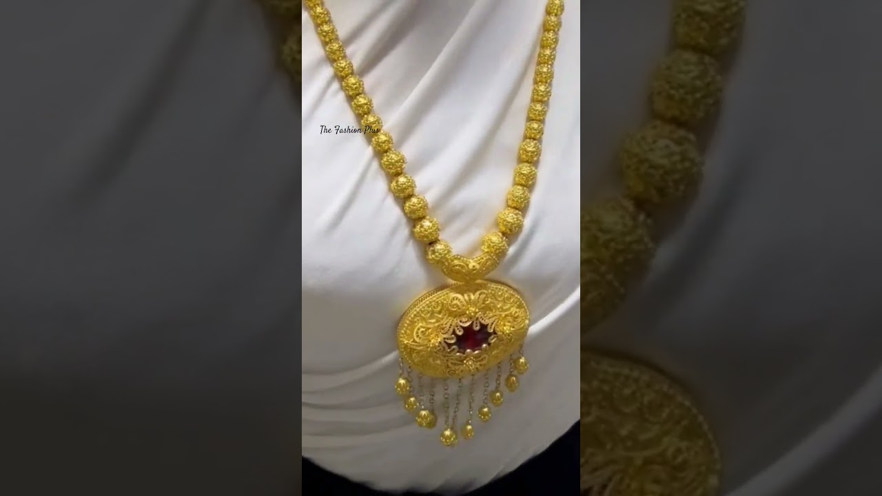 22k gold necklaces #thefashionplus