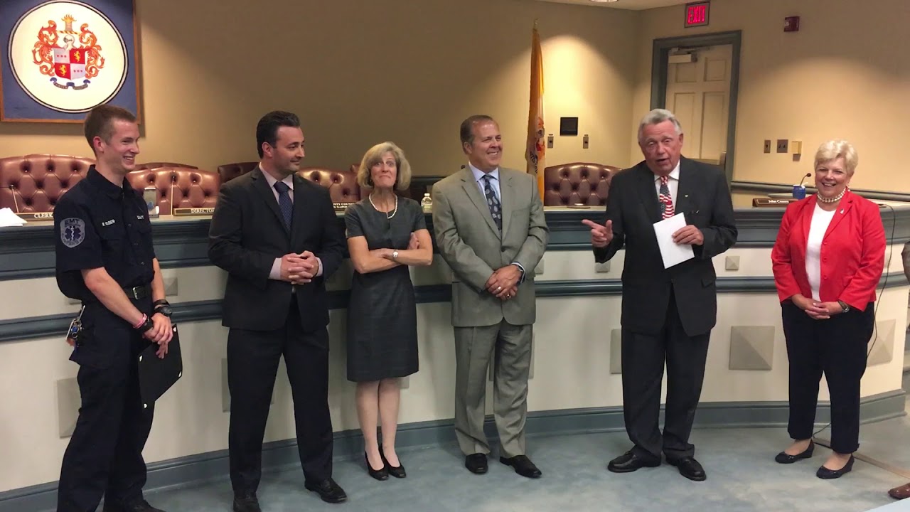 Ryan Houser, National EMT of the Year, Honored by the Freeholders