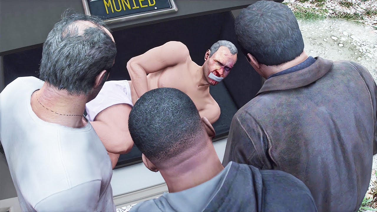 GTA 5 — Лучшая концовка | Франклин, Майкл и Тревор живы [4K]