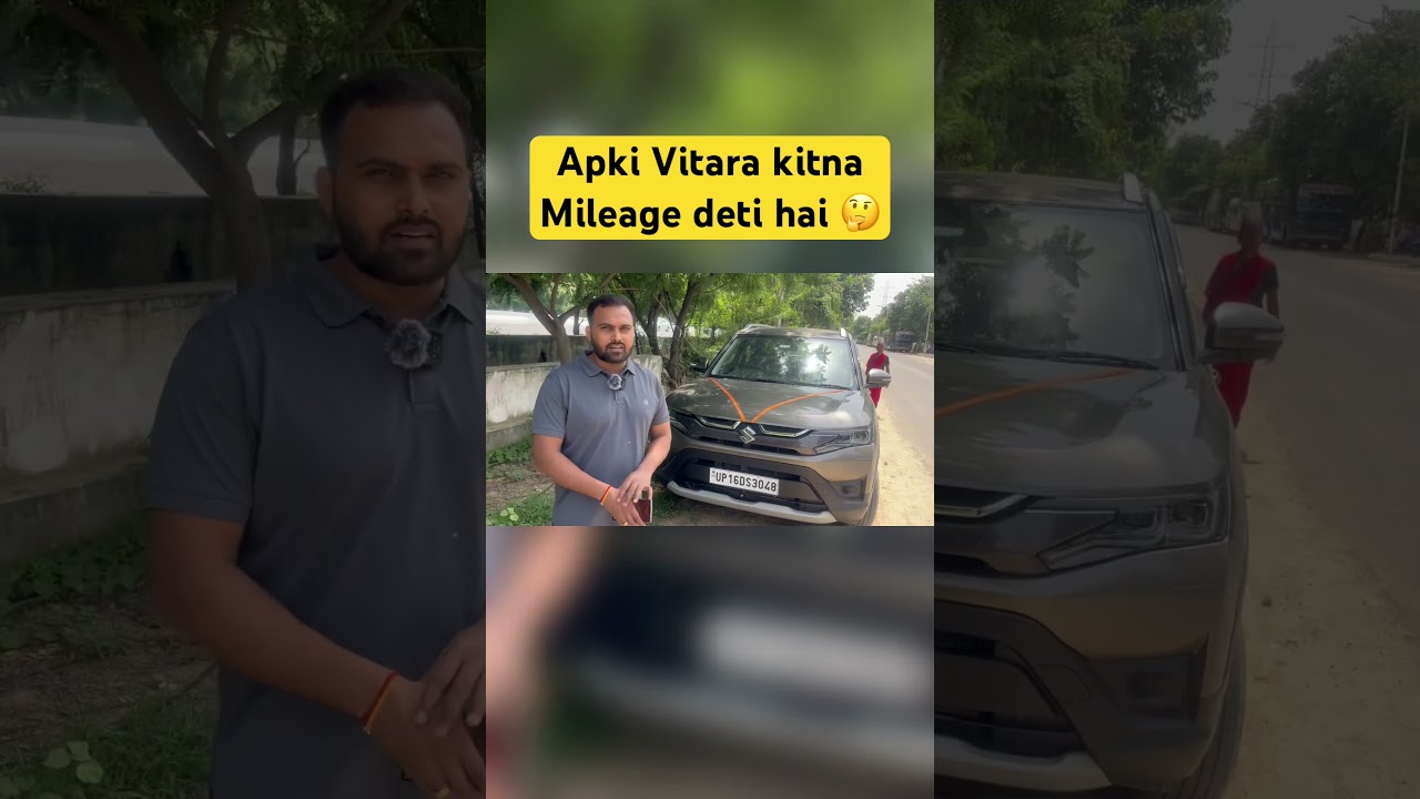 Real life mileage of Vitara brezza #ownerreview #vitarabrezza2022 #bestsuv #shorts #trendingshorts