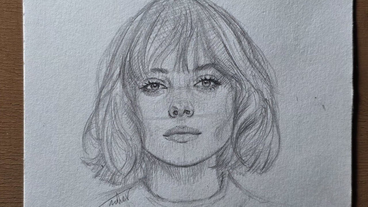 How to draw human face for beginners 