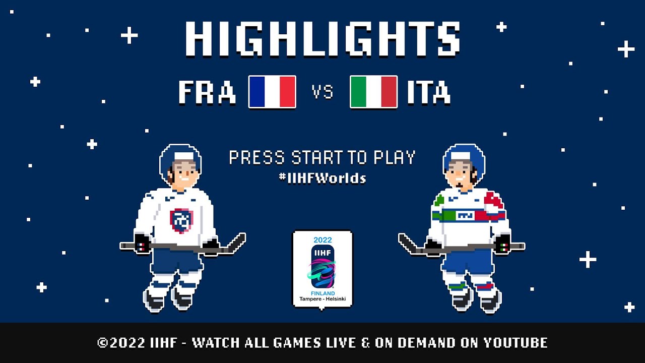 Highlights | France vs. Italy | 2022 #IIHFWorlds