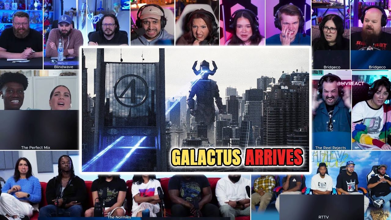 GALACTUS ARRIVE ON EARTH | FANTASTIC FOUR REACTION MASHUP