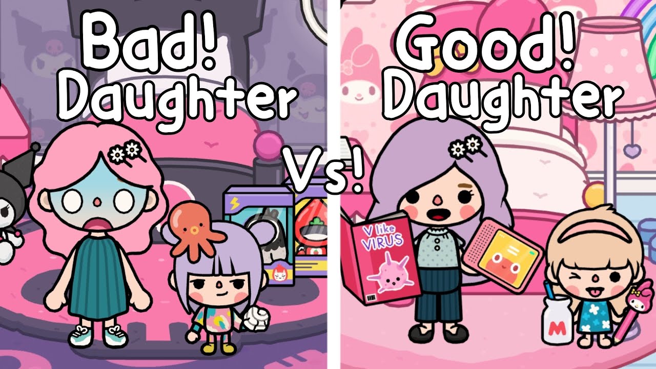 Good Daughter Vs Bad Daughter 😇🤔💕Toca Life World🌎ลูกสาวที่ดี Vs ลูกสาวที่แย่ |Toca Boca | Toca Story
