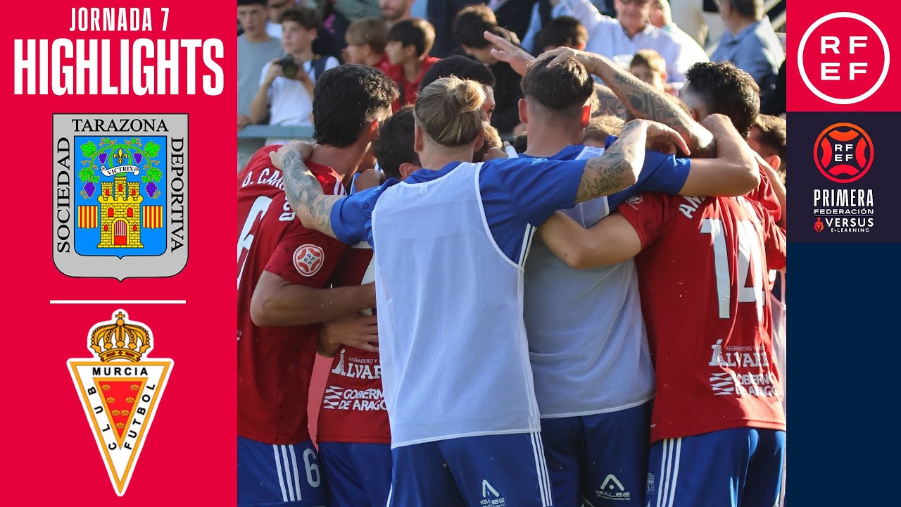 Resumen #PrimeraFederaci&oacute;n | SD Tarazona 1-0 Real Murcia CF | Jornada 7 | Temporada 2025/26