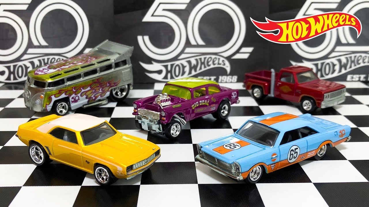 Hot Wheels 50th Anniversary Favorites Unboxing!