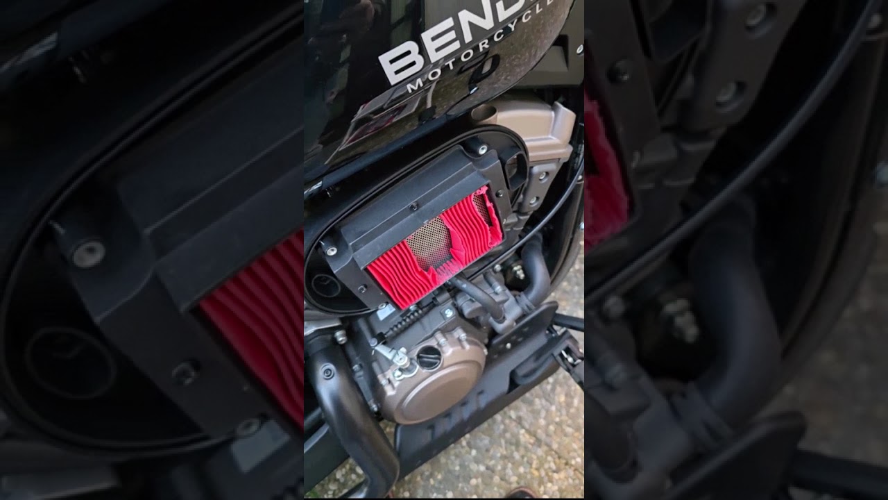 Benda Rock 125  Luftfilter verandern hilft für gleichmäßige Gas annahme .