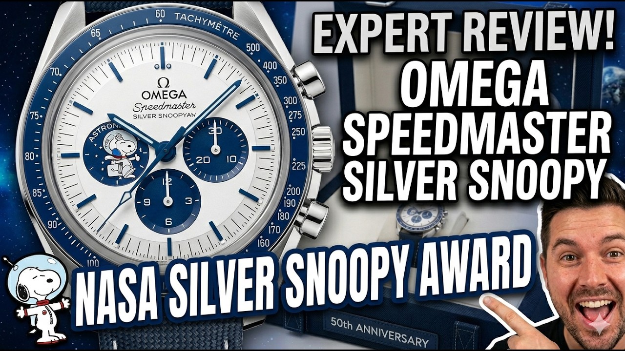 Omega Speedmaster Silver Snoopy Unboxing and Review