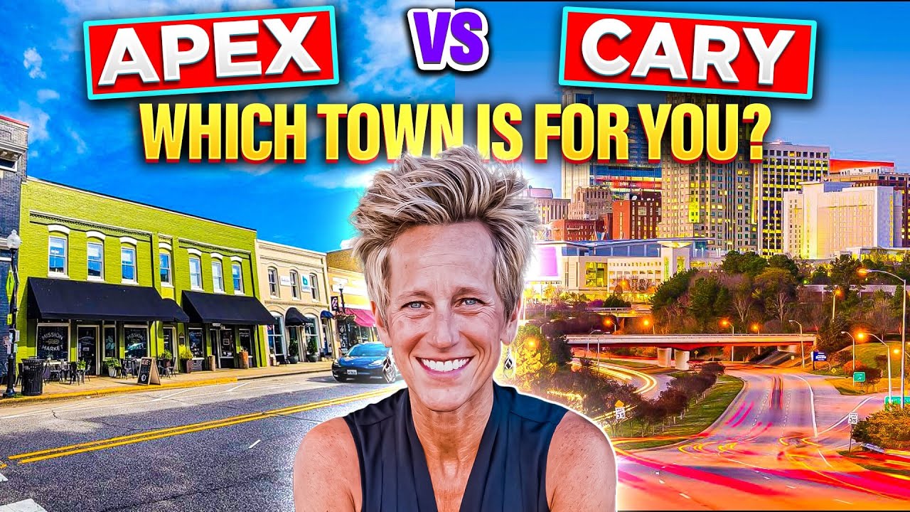 APEX vs CARY NC | MOVING to Raleigh NC | Which Town is Right For You?