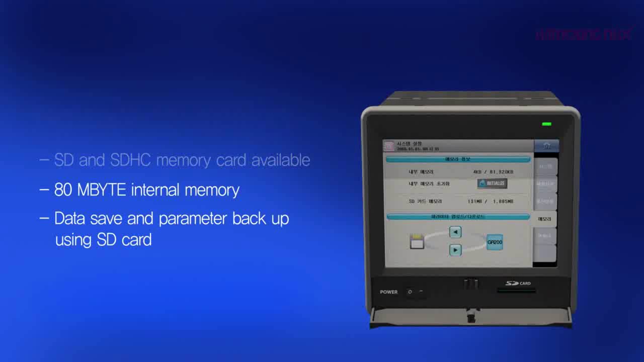 Touch Panel Graphic Recorder - GR200