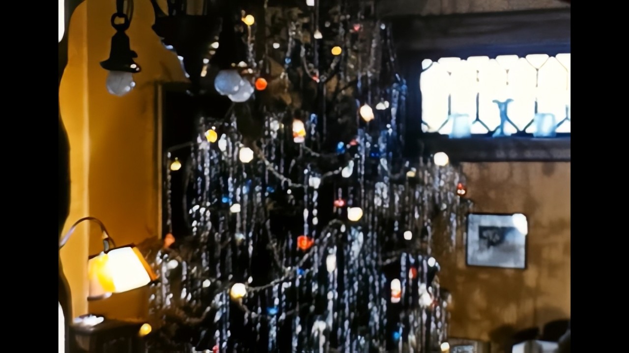 1938 Christmas Original Color NOT AI 8mm film home Movie-Awesome shots of toys & tree/home VERY RARE