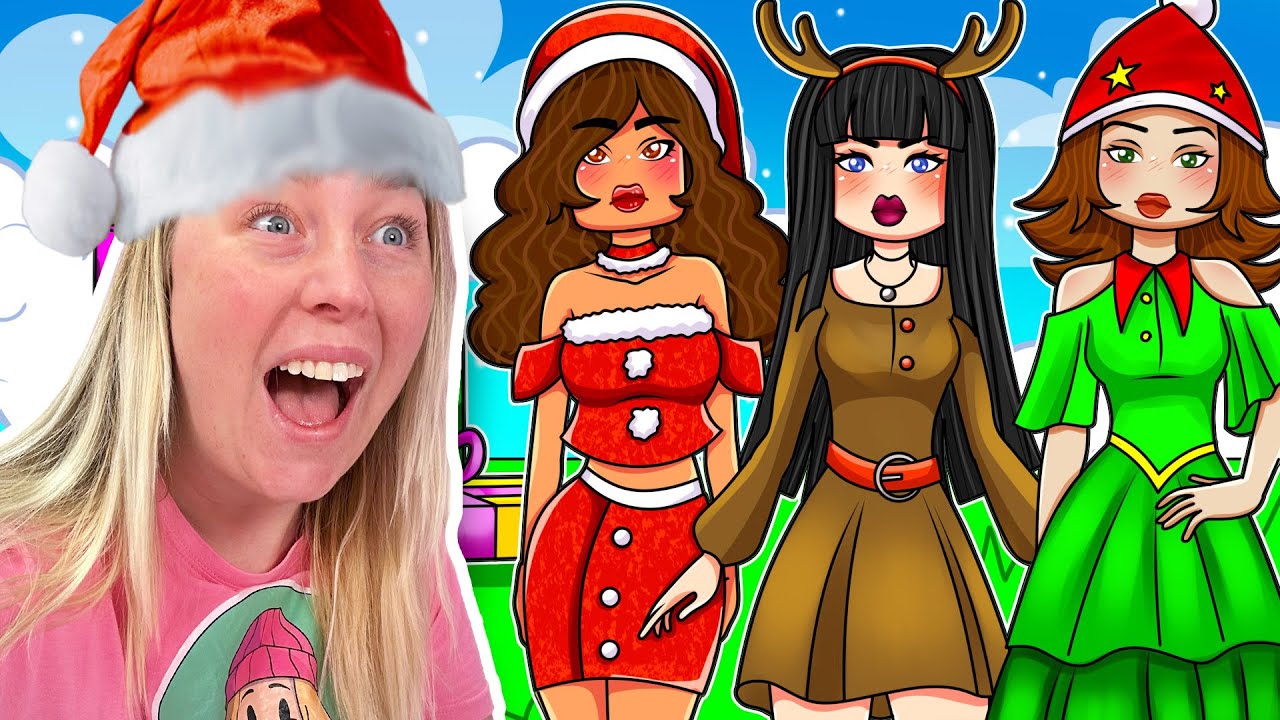Vem VINNER flest gånger?! JUL i Dress to Impress! 🎄