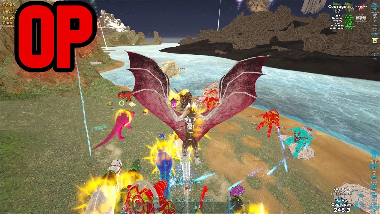 THE NEW BAT IS OP | Ark Official PVP 🍭