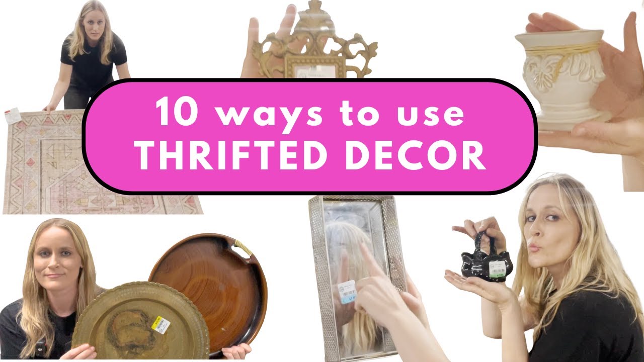 10 Ideas to Repurpose Thrifted Items