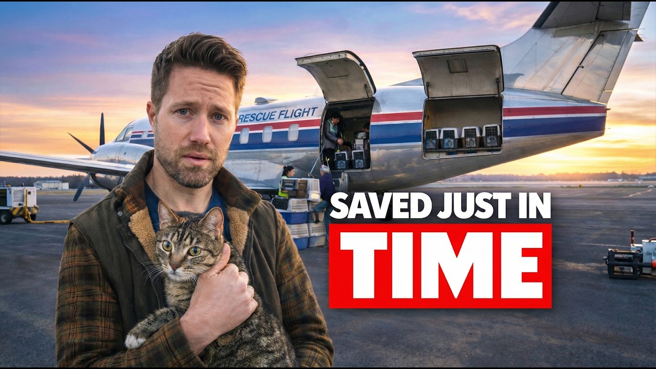 500 Cats & Dogs Saved in One Night  Flying Them to New Lives