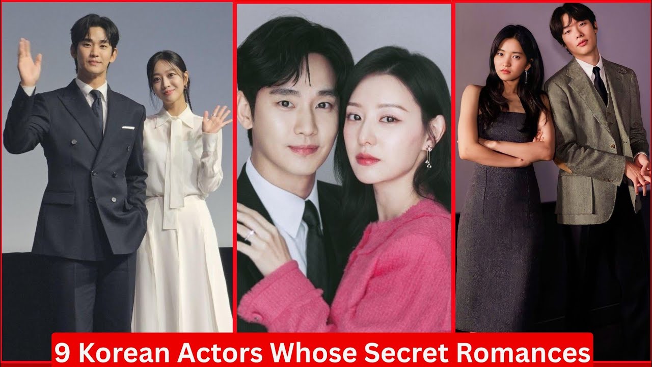 9 Korean Actors Whose Secret Romances Shocked Everyone in 2024!