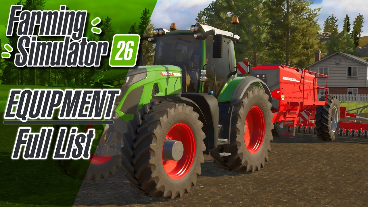 FS26 TOOLS & EQUIPMENT LIST (Specs & Breakdown) | Farming Simulator 26