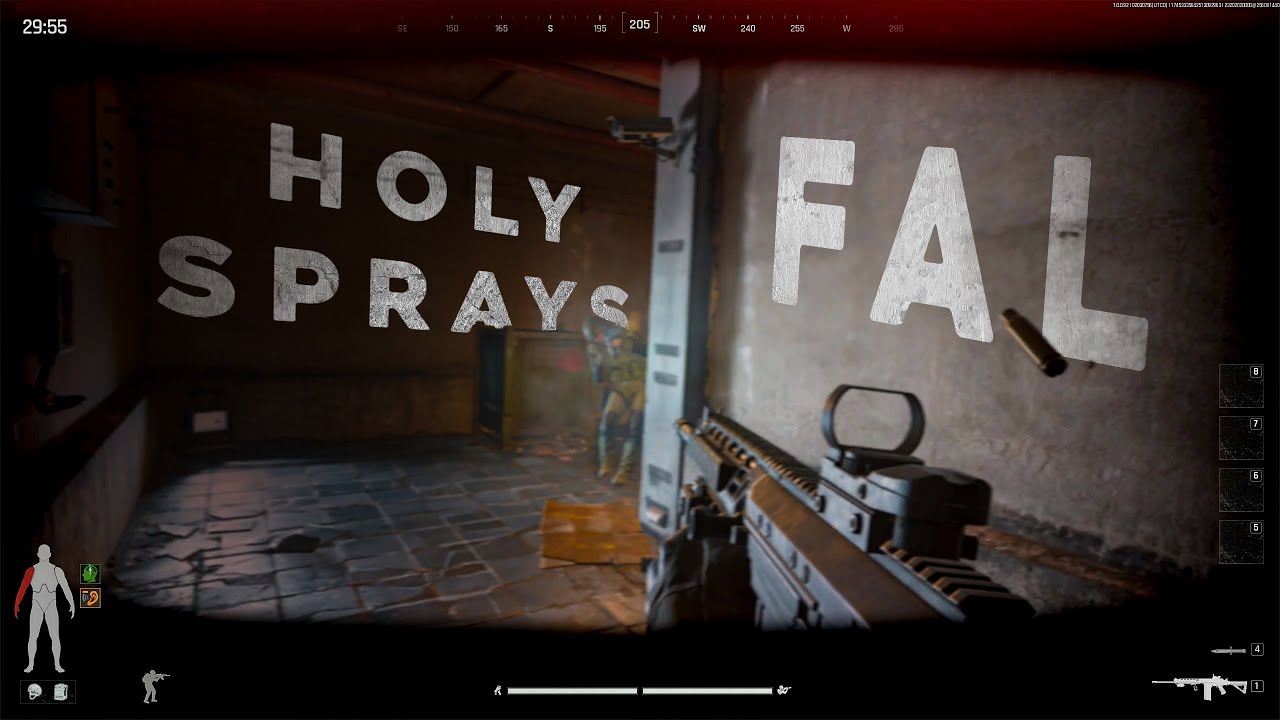 SPRAYING LIKE CRAZY w/ 