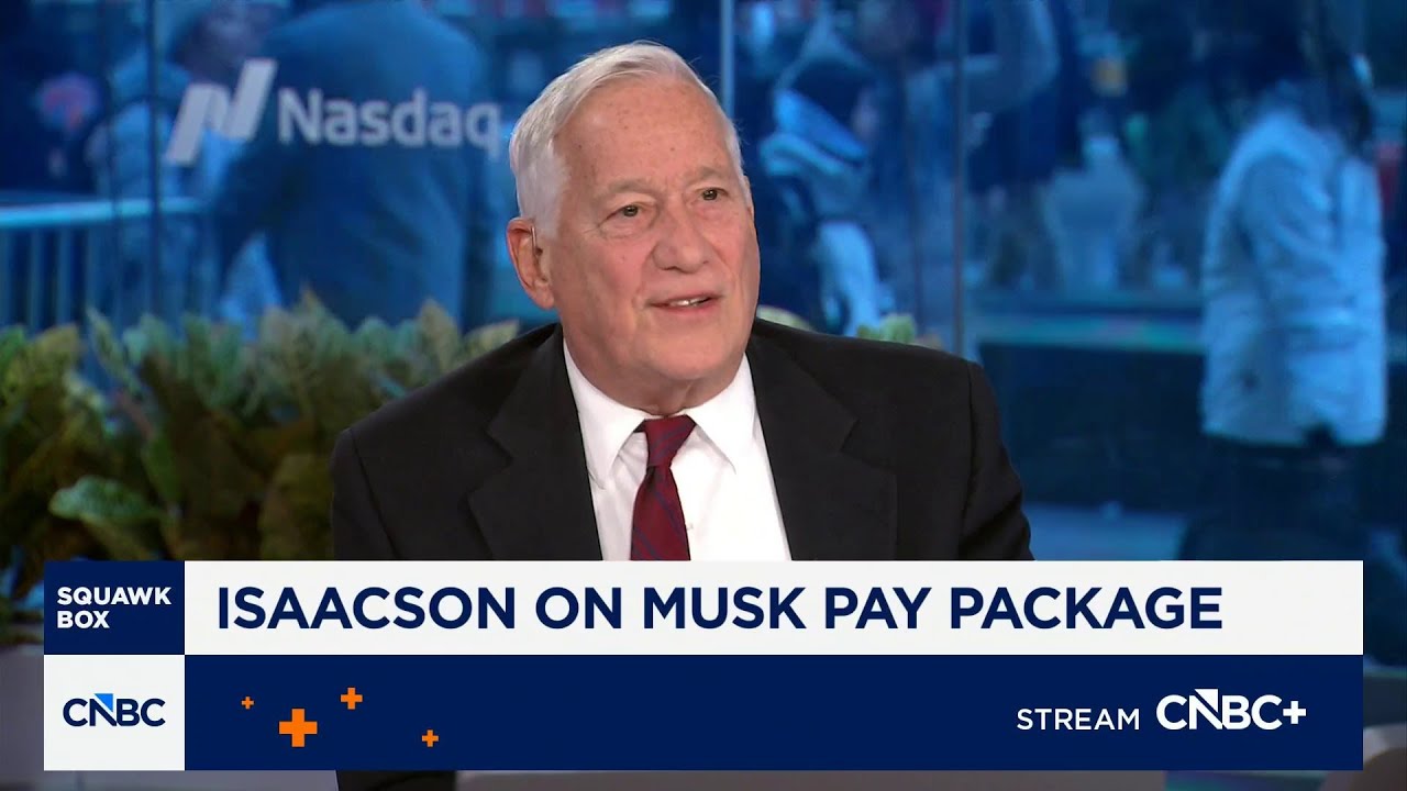 Walter Isaacson on Elon Musk pay package, Paramount's amended WBD offer