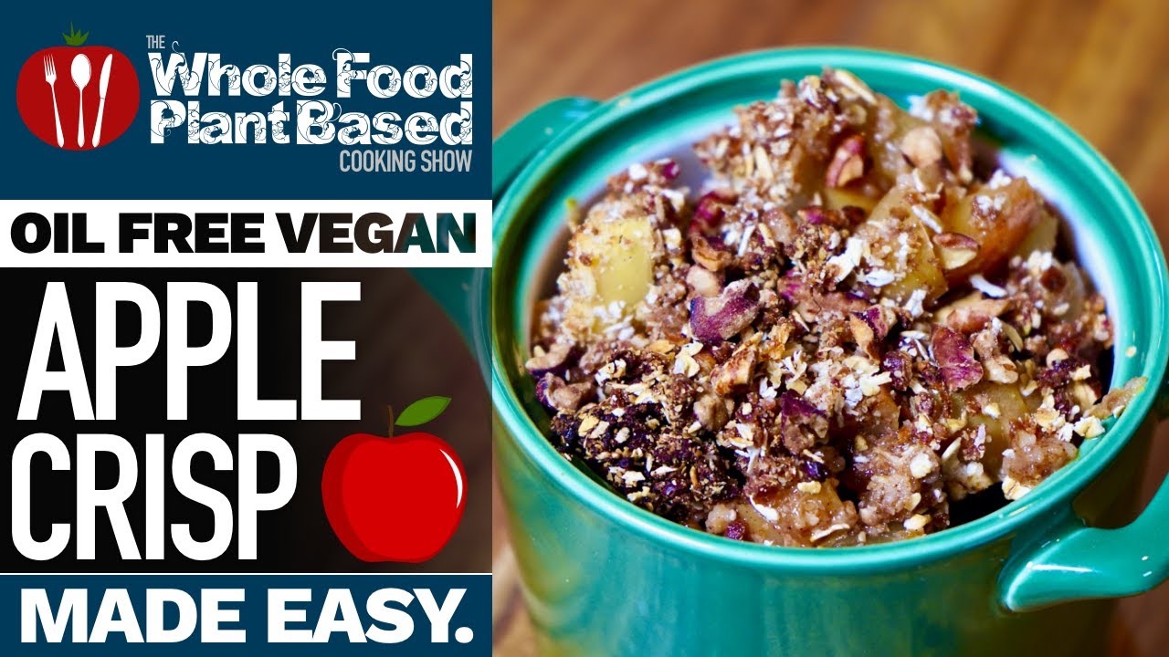 TASTY VEGAN APPLE CRISP 🍎 Dive into sugar-free comfort food!