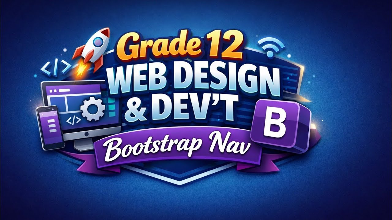 Grade 12 Web Design and Dev't for navigation bar to amharic vidio