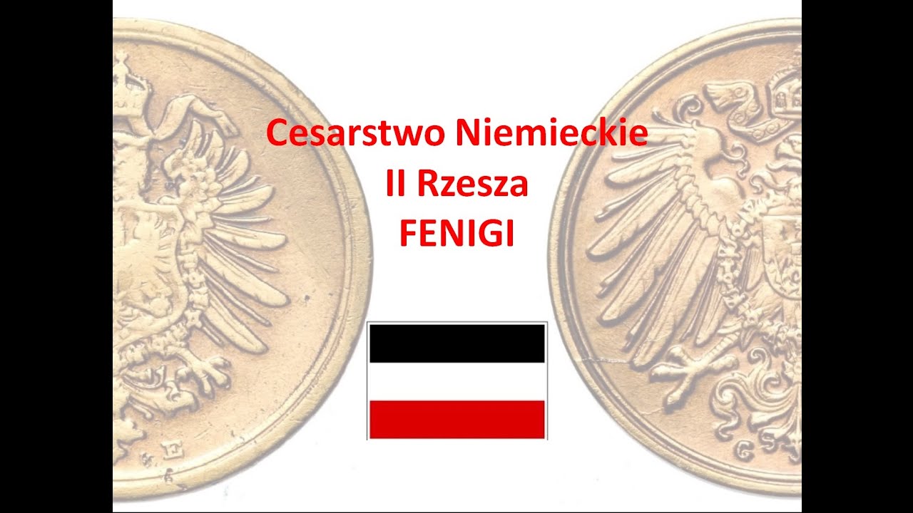 Pfennigi - Monety Cesarstwa Niemieckiego - II Rzesza