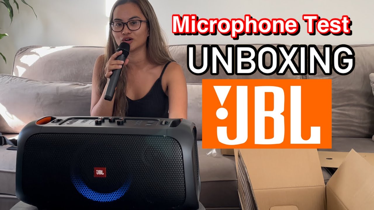 РАСПАКОВКА: JBL PartyBox On The Go с беспроводным микрофоном