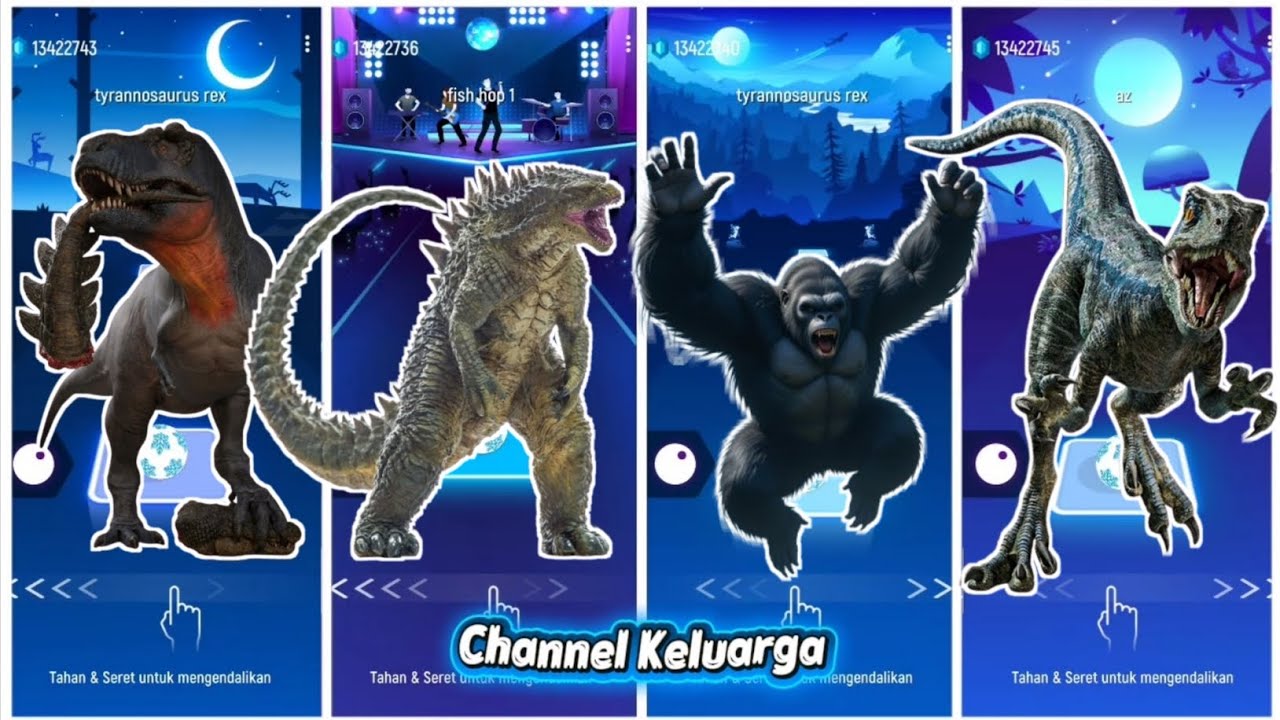Jurassic world tyrannosaurus rex vs godzilla vs king kong vs jurassic world velociraptor 