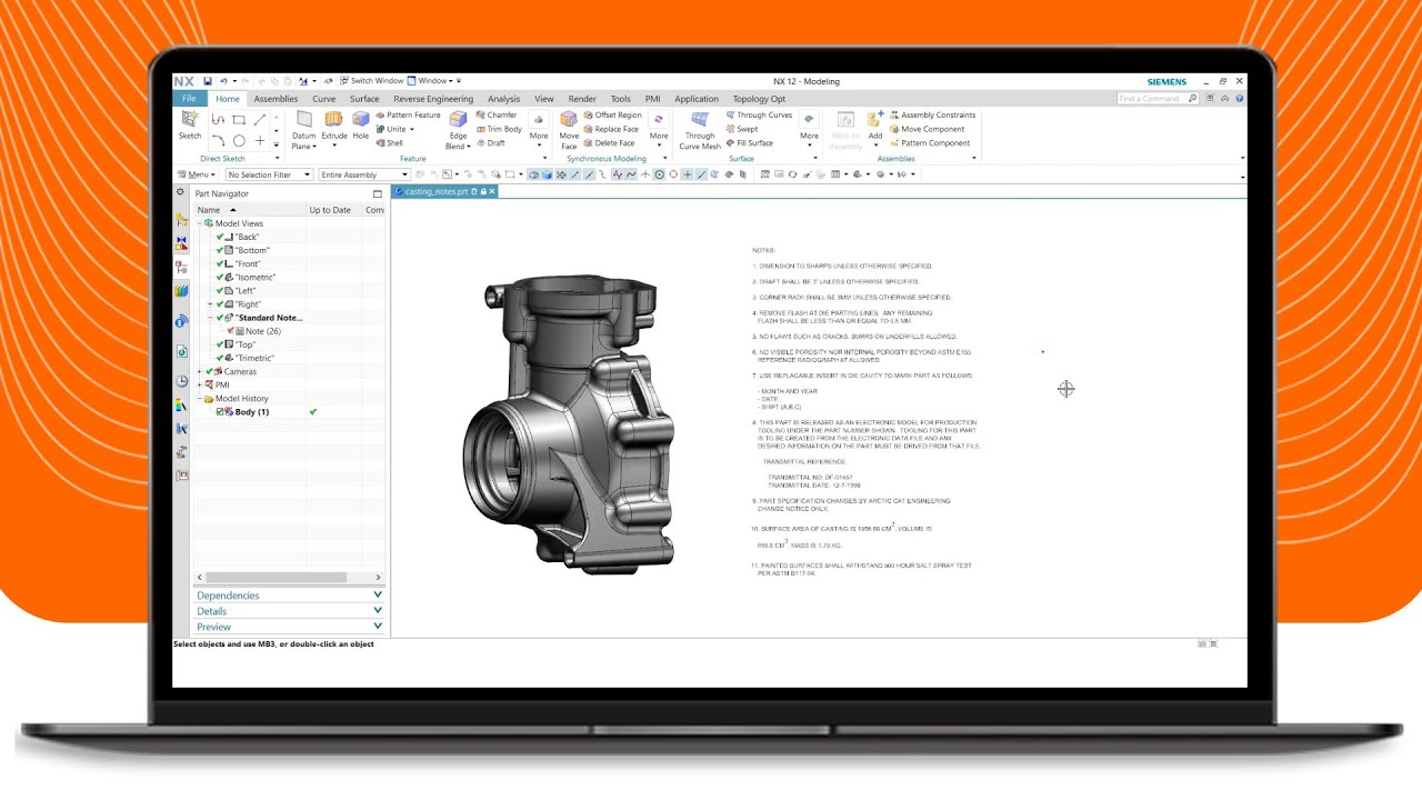 Что нового в NX CAD 12? — Учебное пособие — PROLIM Lunch Bytes