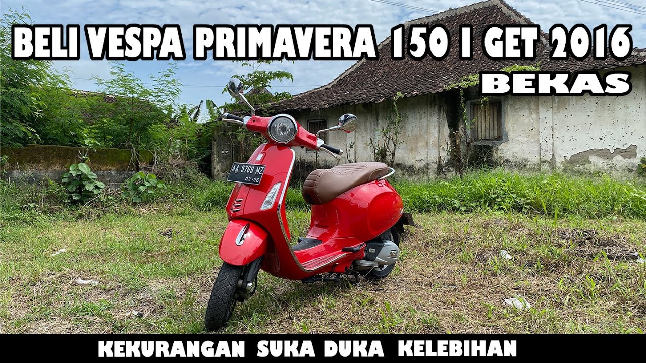 Review Pemakaian 30.000 KM Vespa Primavera I-Get 150 Tahun 2016