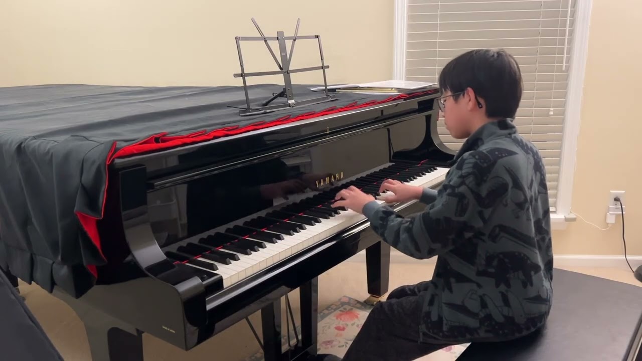 Bach: Prelude No. 15 in G major BWV 884 | WTC Book II played by AnAn Chang (11 yo)
