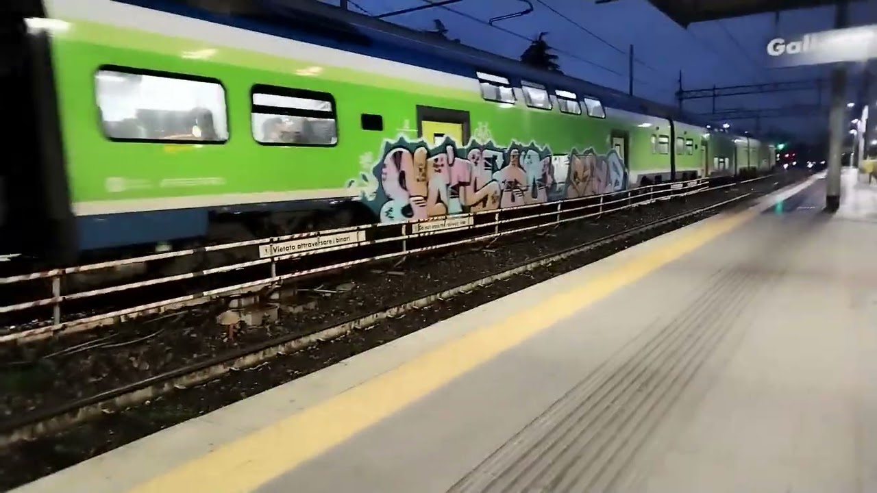 Treni alla stazione di Gallarate