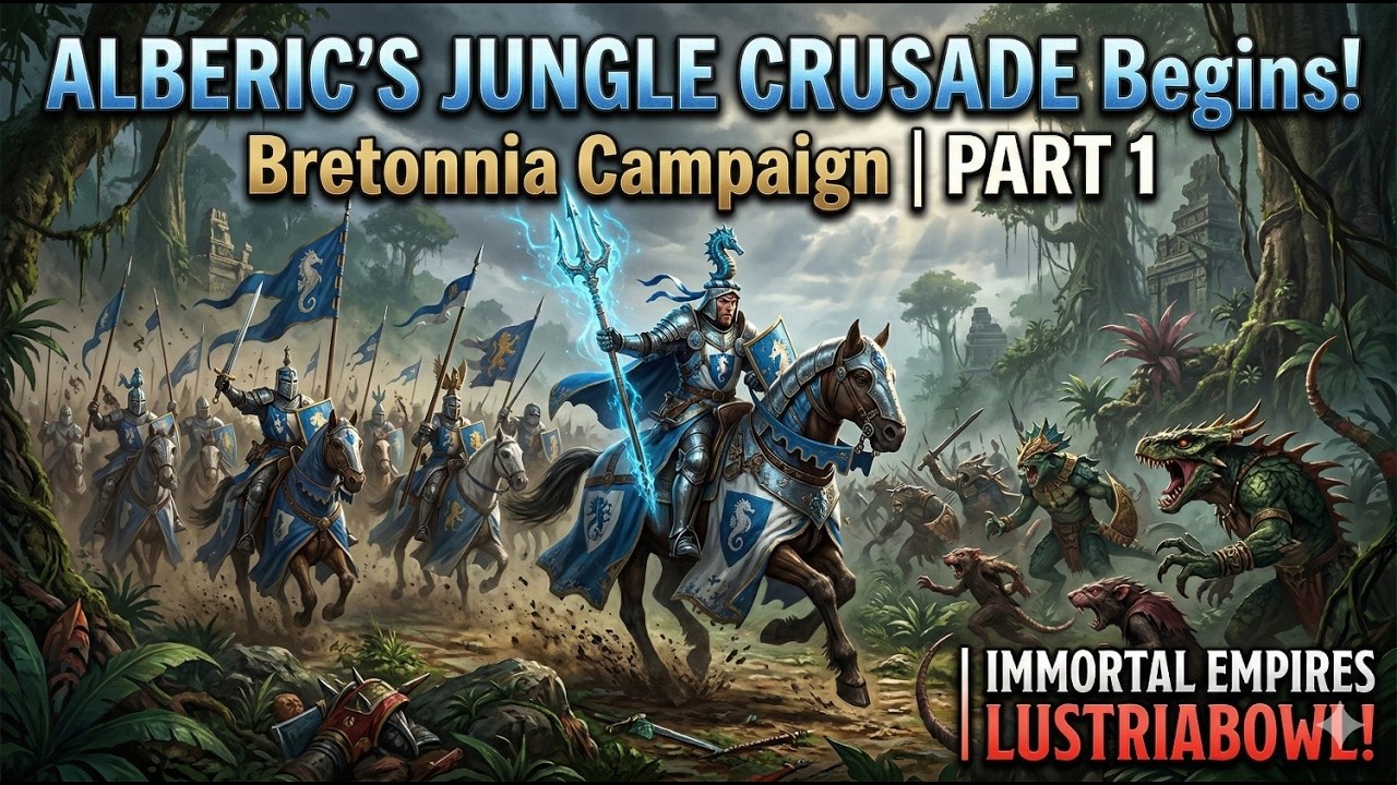 Purifying the Jungle with PURE BRETTONIAN STEEL! 🌊 Alberic Immortal Empires Part 1