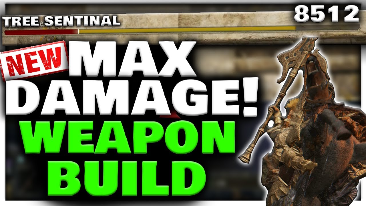NEW MAX DAMAGE WEAPON BUILD IN ELDEN RING AFTER PATCH 1.04! INSANE ONE SHOT BOSS BUILD IN ELDEN RING