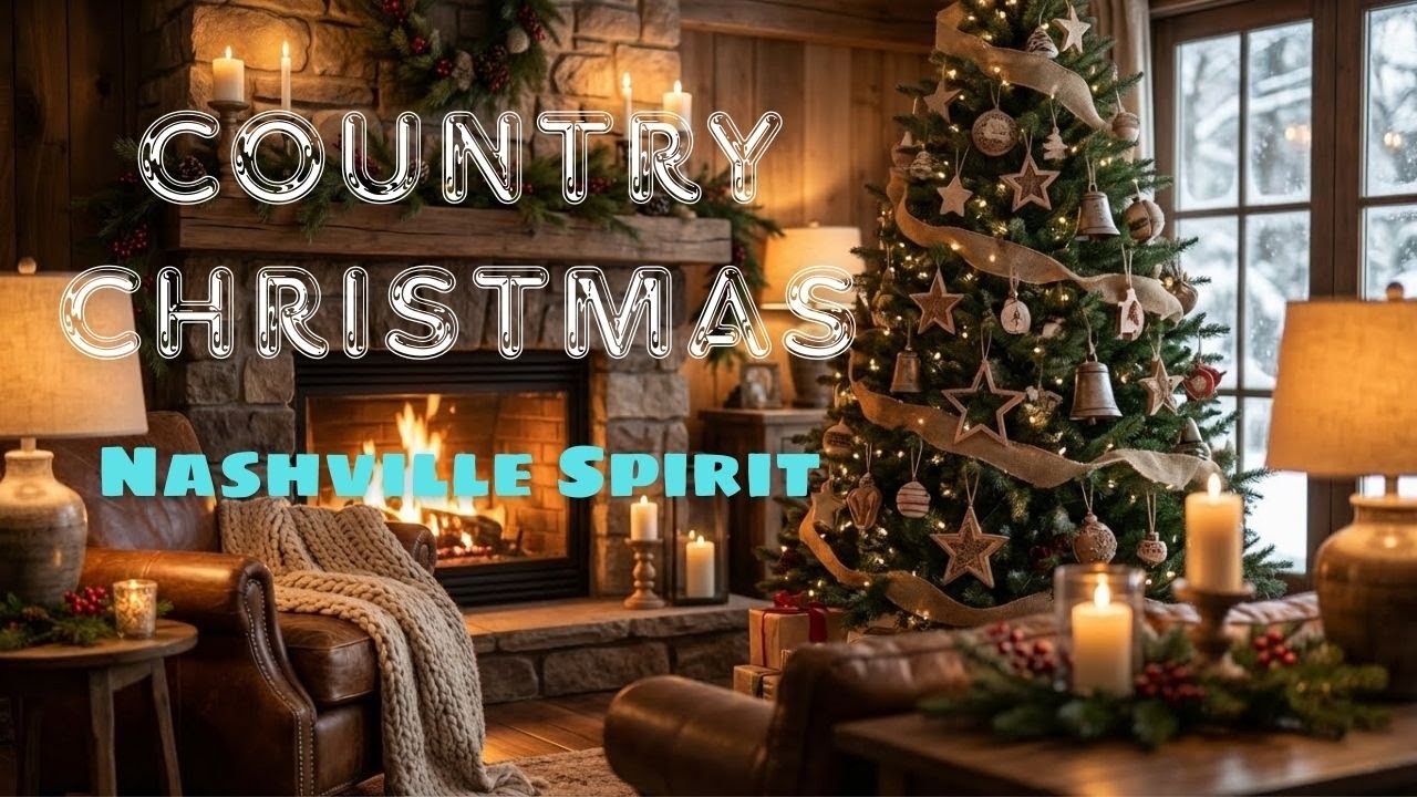 Best Country Christmas Songs 🎄 Nashville Holiday Mix 2025 | Cozy Country Holiday Music