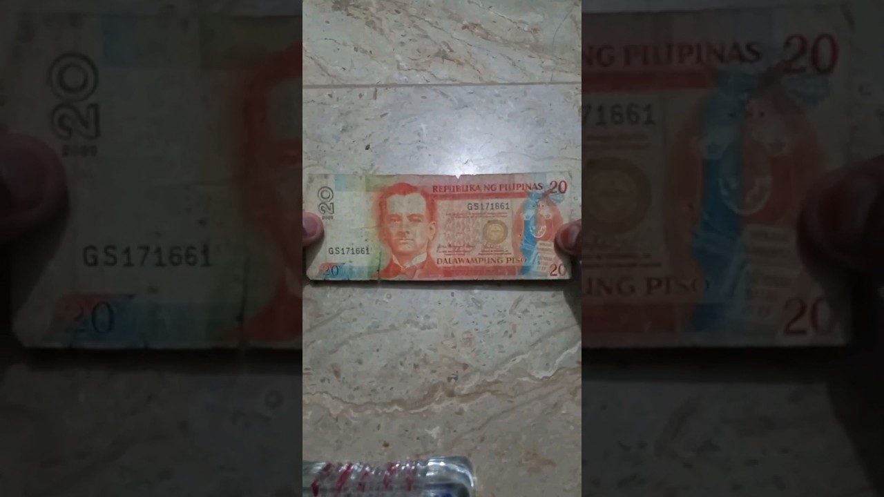Philippine Old 20 Peso 2009 Banknote #shorts