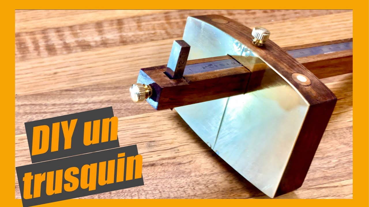 Comment fabriquer un Trusquin simple en noyer et en laiton ￼