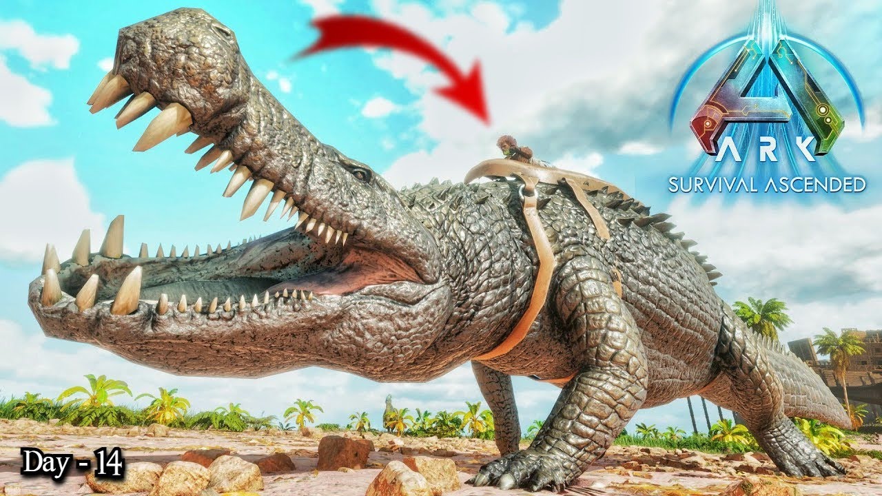 ဧရာမမိချောင်းကြီးကို ကျွန်တော်‌မွေးစားခဲ့တယ် (Day-14) ARK: Survival Ascended | SMART On Live