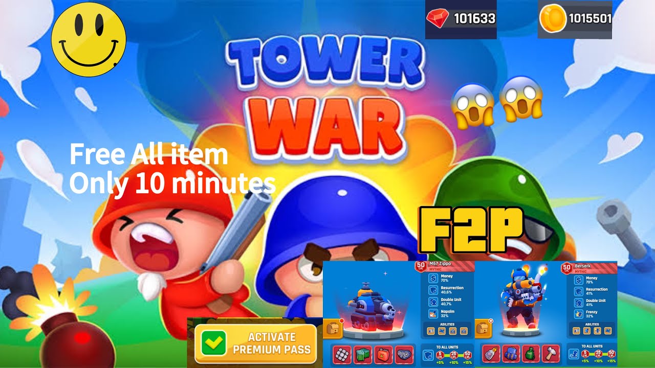 Tower War Mod Unlock All Item Terbaru 2025‼️Langsung SIKATTT
