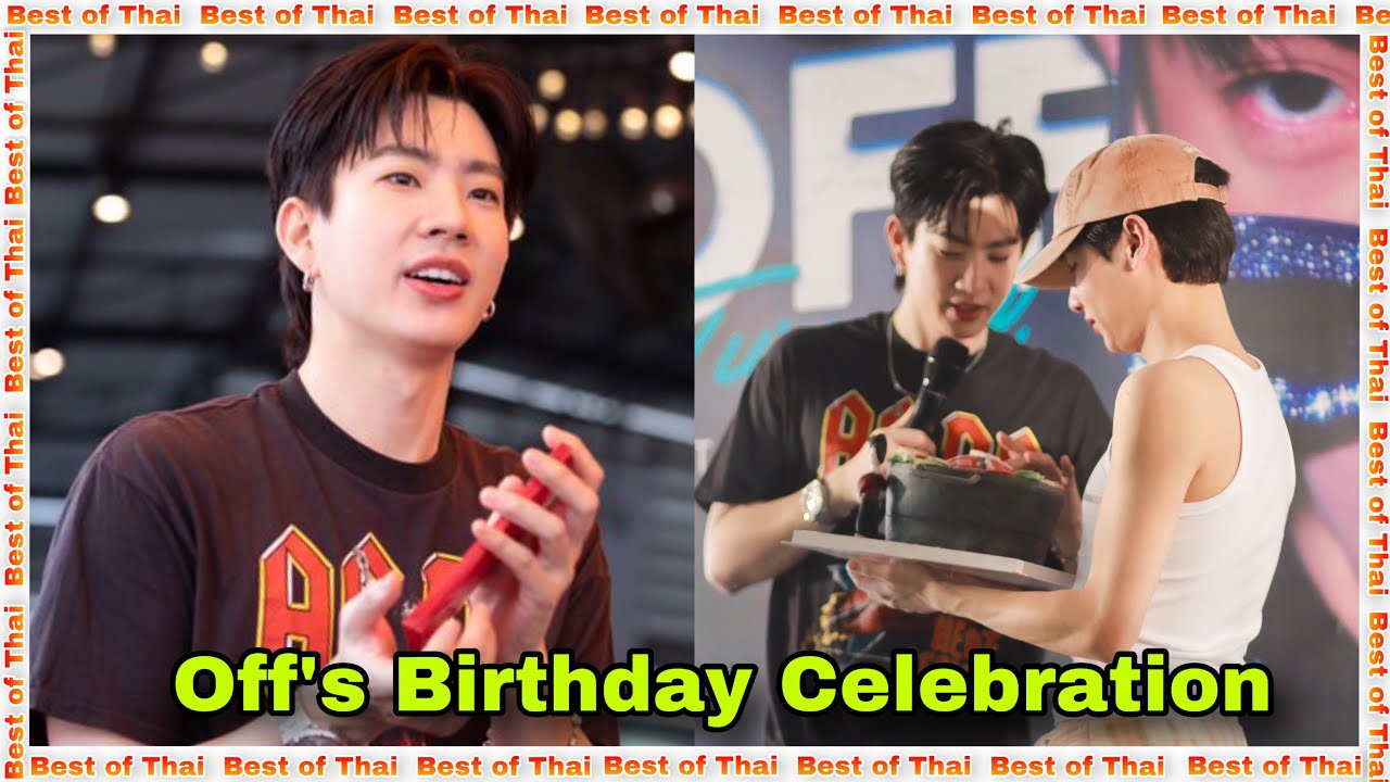 Gun Fulfilled His PROMISE to Off Last Year | Off Gave MONEY to FANS Who Attended The Celebration
